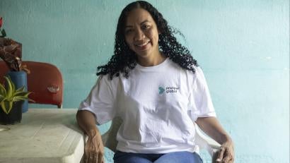 Prosper global team member, diana, works together with communities in colombia to create opportunities for all to pursue a full life.